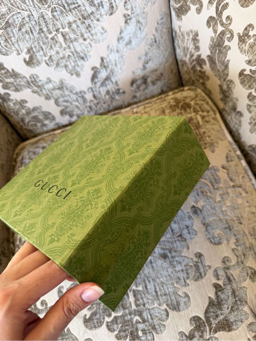 Gucci Light Green Patterned Box - Picture 8 of 11